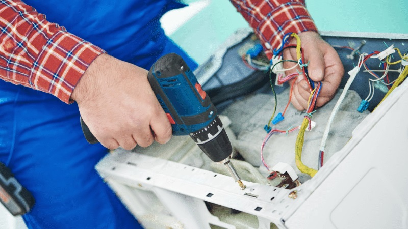 Kızılcahamam Awox Awox çamaşır makinesi kart tamiri – Su almama arızası orijinal parça ile giderildi. - Teknik servis örneği