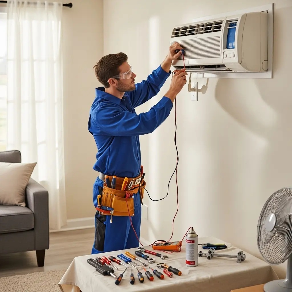 Kızılcahamam Awox Awox klima gaz dolumu ve bakım – Enerji verimliliği artırıldı. - Teknik servis örneği